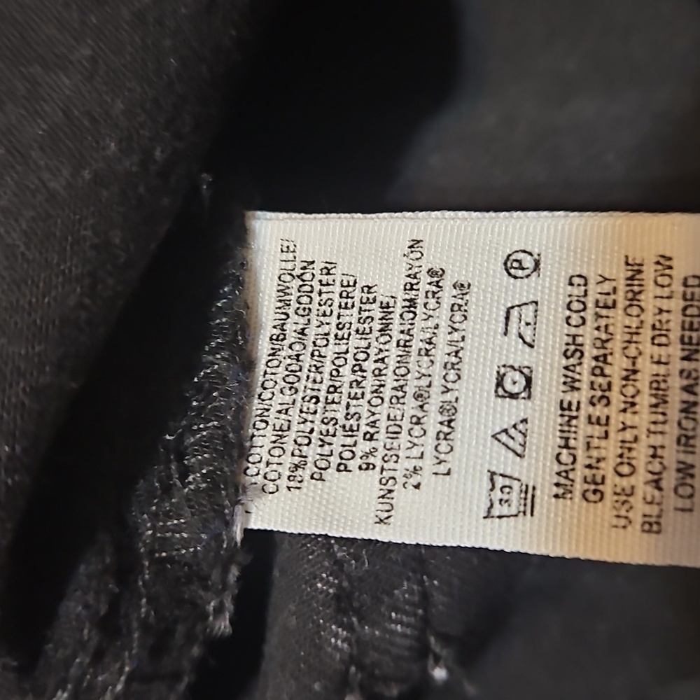 NWOT Free People Black Flare Bell Bottom Jeans - Picture 8 of 10